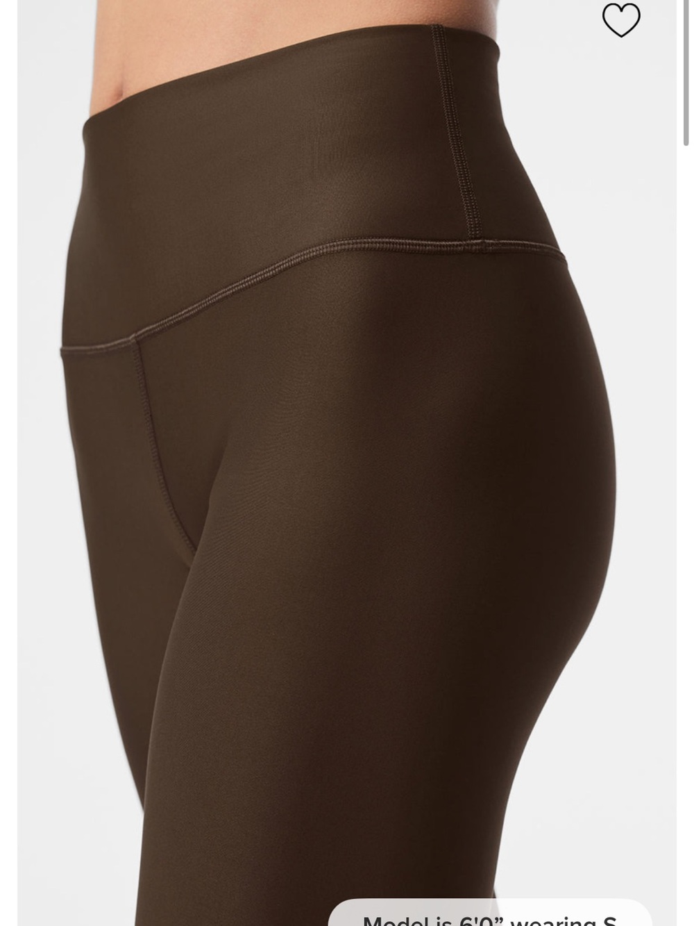 ALO Yoga 7/8 High-Waist Airlift Legging - Espresso size small - Picture 7 of 7